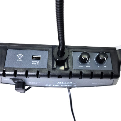 Кільцева лампа RL18 II 512 LED зі штативом і чохлом Кільцеве освітлення для професійної зйомки набір блогера