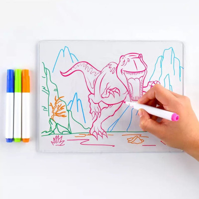Дошка для малювання з ефектом 3D Magic Drawing Board Планшет для дітей 3д Набір для дитячої творчості