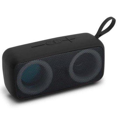 Портативна музична Bluetooth колонка NB-051 Бездротова з RGB підсвічуванням та FM радіо