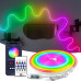 Світлодіодна LED стрічка RGB 5 м Розумна неонова стрічка із синхронізацією музики Гнучкий неон