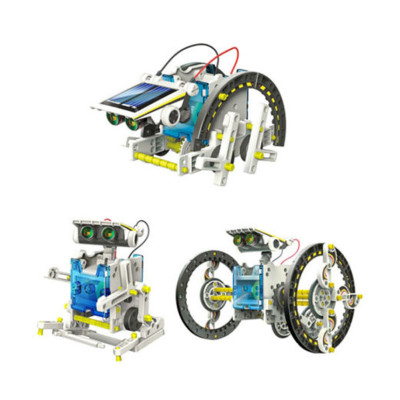 Робот конструктор Solar Robot 14 в 1 на солнечных батареях Детские конструкторы развивающие для мальчиков