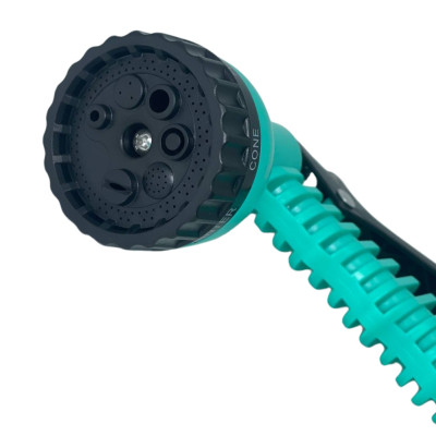 Садовий шланг 10м розтягувальний Helen Garden Tools з котушкою і розпилювачем з 7 режимами шланг поливальний