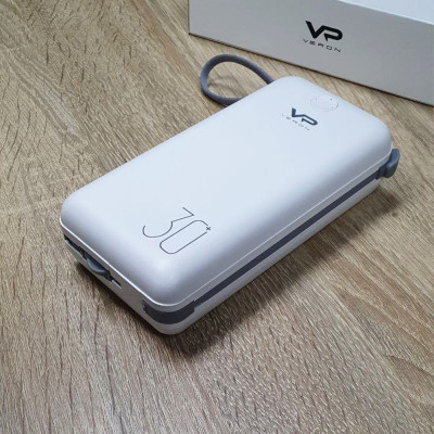 Powerbank Портативний Повербанк Veron 30000 mAh Micro Type С Lightning Пауэрбанк для зарядки телефону