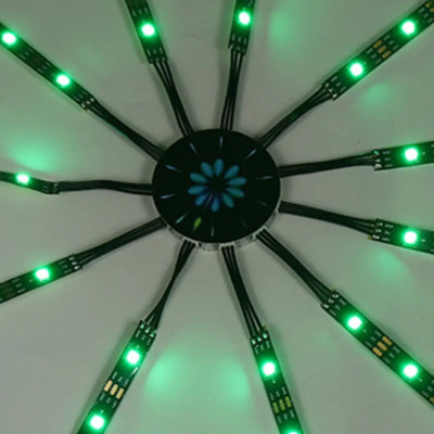 Світлодіодна RGB стрічка з динамічними режимами Світлодіодне освітлення USB на самоклейці з пультом