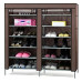 Тканинна шафа складна полиця для зберігання взуття органайзер Shoe Cabinet каркасний стелаж у передпокій