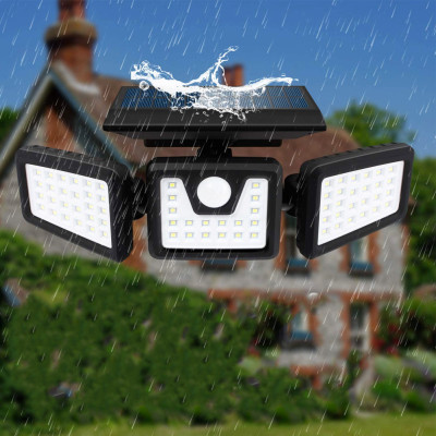 Вуличний прожектор Split solar Wall lamp NF 1725 ліхтар з датчиком руху і сонячною панеллю
