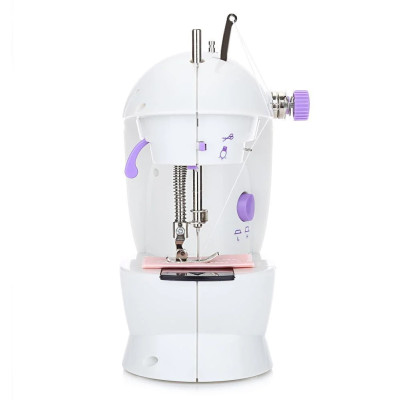 Міні швейна машинка 4 в 1 Mini Sewing Machine SM 202А Домашня компактна настільна портативна ручна 220V