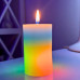 Воскова свічка з підсвічуванням світлодіодна хамелеон Candled Magic LED міняюча колір магічна декоративна