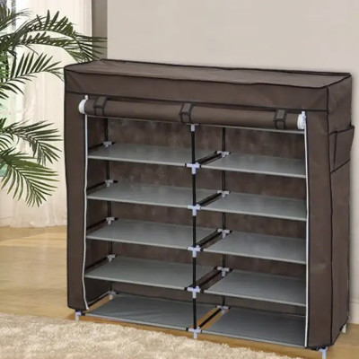 Тканинна шафа складна полиця для зберігання взуття органайзер Shoe Cabinet каркасний стелаж у передпокій