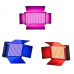 Прямокутна кольорова LED лампа U600 RGB 21х12см портативне світлодіодне відеосвітло для фото та відеозйомок