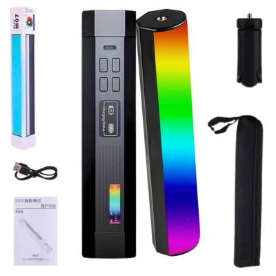 Бездротове Led відеосвітло RGB Stick M07 світлодіодна акумуляторна лампа палиця для фото та відео