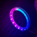 Набір блогера 5в1 Світлодіодна кільцева RGB лампа 3D 36см Штатив 2м Селфі палиця Петличний мікрофон Екш камера