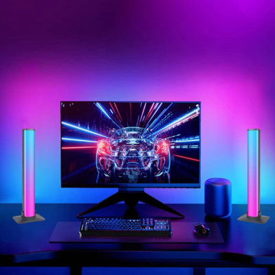Світлодіодні світильники RGB Настільні панелі 10W з APP SMART та пультом Фонове LED світло комплект 2 шт