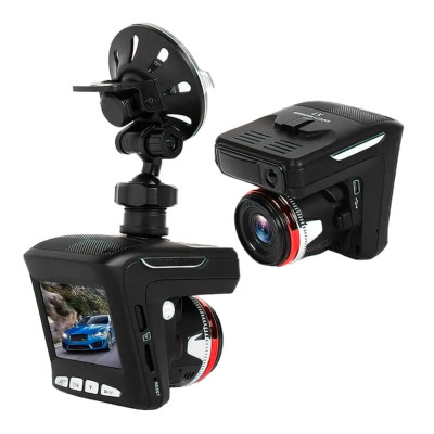 Автомобільний Відеореєстратор DVR X7 з антирадаром 2в1 та GPS модулем радар детектор автомобільний реєстратор