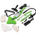 Швабра парова 5 в 1 пароочисник електрошвабра універсальна H2O  Steam Cleaner Mop X5 Зелена