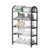 Органайзер полиця для взуття компактна Shoe Rack 8807 Стелаж для зберігання на 5 ярусів 72х42х19