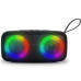 Портативна музична Bluetooth колонка NB-051 Бездротова з RGB підсвічуванням та FM радіо
