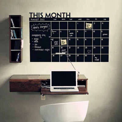 Самоклеюча плівка для малювання крейдою 45х30см Black Board Sticker дошка на стіну з крейдою