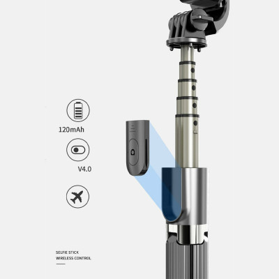 Селфі палиця монопод для телефону Bluetooth Selfie Stick Бездротовий трипод селфістік з блютуз пультом L03