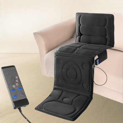 Масажний матрац Body Massage Mat з підігрівом та пультом Килимок масажер з вібрацією для всього тіла