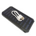 Повербанк 15000 mAh Power bank від сонячної панелі Solar зарядний пристрій для телефону з ліхтариком