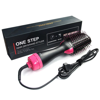Фен щітка для волосся One Step 3 в 1 Електрична щітка для укладання і випрямлення Фен праска плойка стайлер Фен щітка для волосся One Step 3 в 1 Електрична щітка для укладання і випрямлення Фен праска плойка стайлер