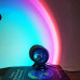 Світильник Sunset Lamp проекційний з пультом USB проектор RGB атмосферна міні лампа кольорова
