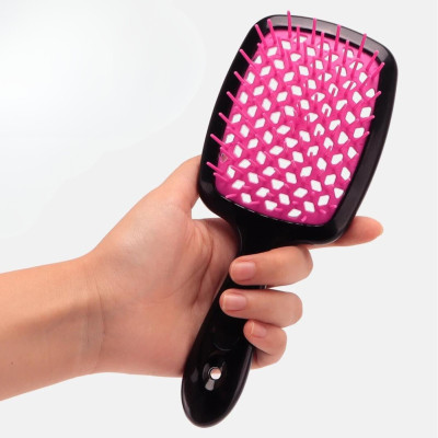 Масажна розчіска Superbrush для укладання всіх типів волосся будь якої довжини в коробці