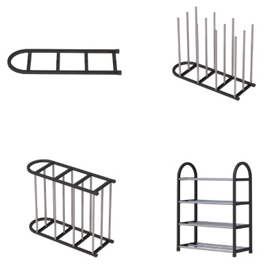Органайзер полиця для взуття компактна Shoe Rack 8807 Стелаж для зберігання на 5 ярусів 72х42х19