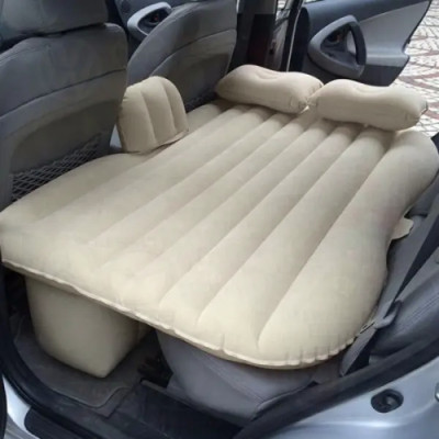 Матрас надувной в багажник 130х80 см авто кровать на заднее сиденье с подушками и насосом