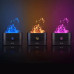 Увлажнитель воздуха с эффектом пламени аромадифузор с RGB подсветкой аромалампа от usb