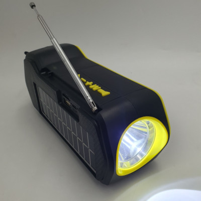 Радіоприймач ліхтар акумуляторний із сонячною панеллю GD Lite11 Bluetooth портативна колонка MP3