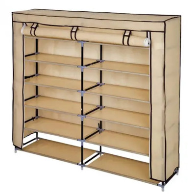 Тканинна шафа складна полиця для зберігання взуття органайзер Shoe Cabinet каркасний стелаж у передпокій