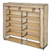 Тканинна шафа складна полиця для зберігання взуття органайзер Shoe Cabinet каркасний стелаж у передпокій