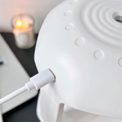 Краплинний антигравітаційний зволожувач повітря 2в1 Water Drop Humidifier зволожувач для будинку з підсвічуванням