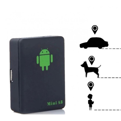 GPS трекер Mini A8 маячок від угону GPRS GPS для відстеження міні сигналізація з прослуховуванням