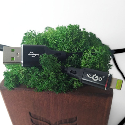 Лайтінг кабель S20 для зарядки айфону і передачі даних USB Lightning 2А провід зарядний 1м