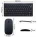 Клавиатура и мышь ультратонкая беспроводная Ultra thin Combo универсальная