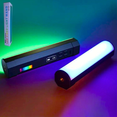 Бездротове Led відеосвітло RGB Stick M09 світлодіодна акумуляторна лампа палиця для фото та відео