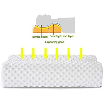 Ортопедична подушка для здорового сну memory latex pillow м'яка з ефектом пам'яті