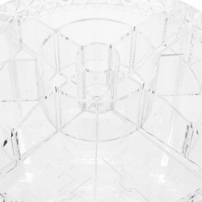 Органайзер для косметики поворотний LD 188 Коробка косметичка бокс кейс акриловий Підставки і органайзери