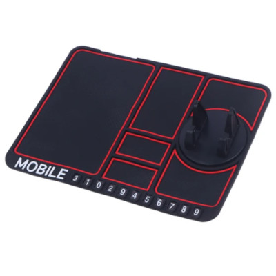 Органайзер для мобільного телефону липкий тримач Silicone Car Phone Holder Протиковзкий килимок в авто