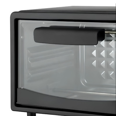 Настільна електрична міні духовка 2в1 HM-748 Hoffmans Electronics електропіч гриль 800W з таймером для дому