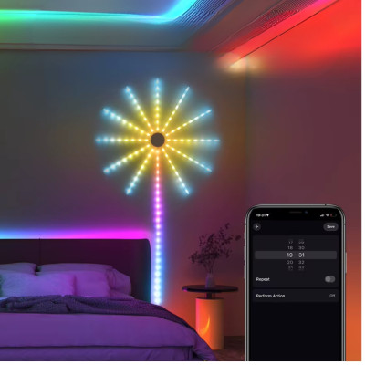 Світлодіодна RGB стрічка з динамічними режимами Світлодіодне освітлення USB на самоклейці з пультом