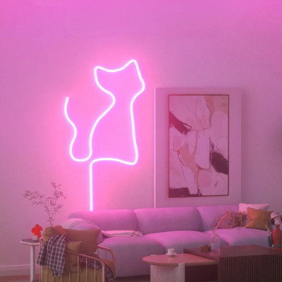 Світлодіодна LED стрічка RGB 5 м Розумна неонова стрічка із синхронізацією музики Гнучкий неон