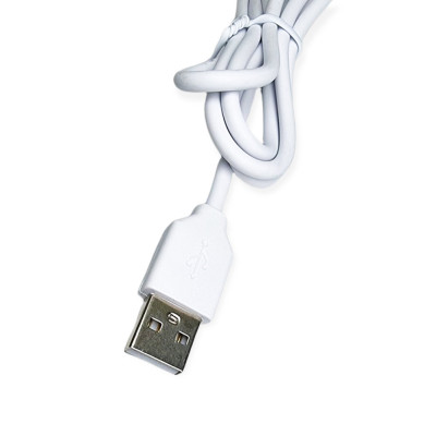 USB хаб концентратор адаптер розгалужувач на 4 порти білий живлення від USB хаб 2.0