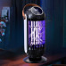 Аккумуляторная лампа ловушка для насекомых с дисплеем BG-008 Electric Shock Mosquito Lamp Антимоскитная лампа приманка для комаров