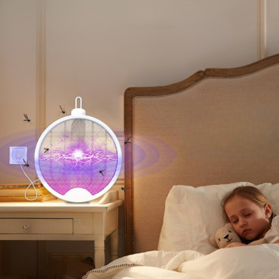 Акумуляторна мухобойка ракетка від комарів та мух Electric Mosquito Swatter Електрична антимоскітна лампа від комах