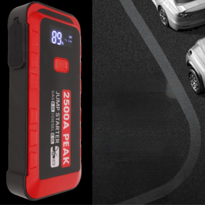 Пускозарядний пристрій M43 Пускова зарядка автомобільна 25800 mAh з ліхтариком портативний бустер для авто