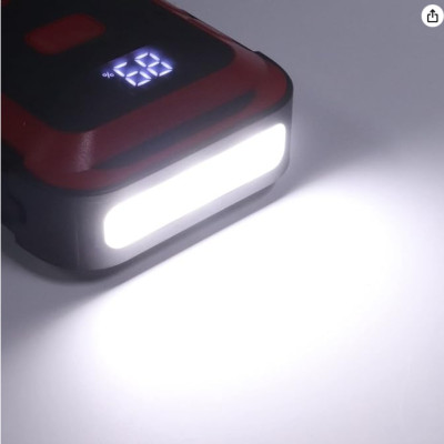 Пускозарядний пристрій M43 Пускова зарядка автомобільна 25800 mAh з ліхтариком портативний бустер для авто